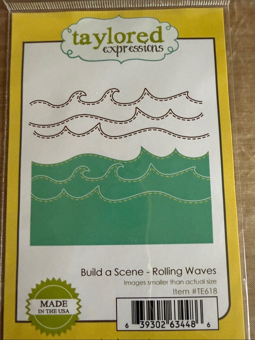 Taylored Expressions Build a Scene - Rolling Waves dies